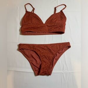 Burgundy bikini set